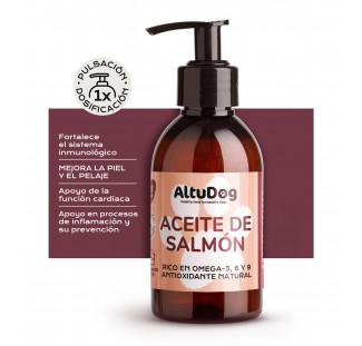 Aceite de Salmón para Perros - Potencia el Sistema Inmunitario - Altudog