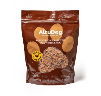 AltuDog : HÜHNCHENMENÜ MIT VOLLKORNREIS 2KG - Entwässerte Premium Hundefutter