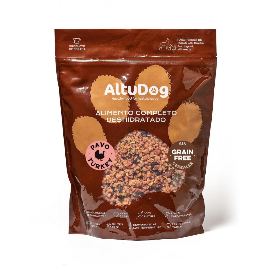 Altudog GRAIN-FREE TURKEY MENU 2KG - Home Delivery