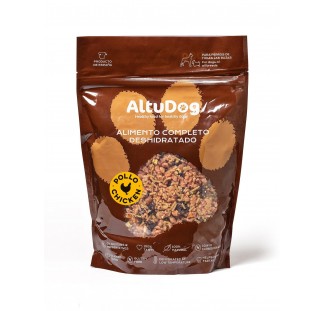 AltuDog : Menu POULET AVEC RIZ 1KG - Aliment naturel déshydraté pour chiens