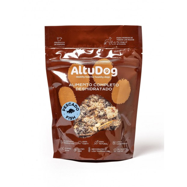 AltuDog: Menu Pescado (250G) Alimento natural para Perro