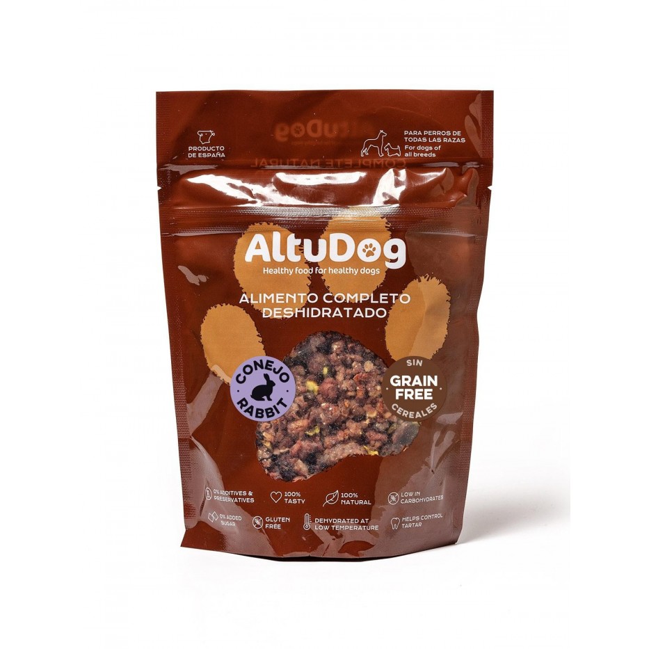 AltuDog : Menu Lapin Sans Céréales pour chiens 250G