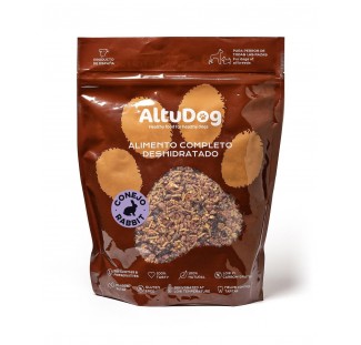 AltuDog: Menu Conejo Adult 2KG - Alimento natural deshidratado Sano para Perro