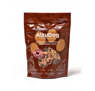 AltuDog: Menu DINDE AVEC RIZ 250G - Aliment naturel déshydraté pour chiens