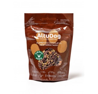 Menu disidratato CERVO CON RISO 250G per cani - AltuDog