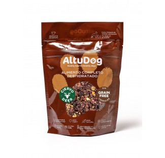 AltuDog: Menu VEADO SEM CEREAIS 250G - Alimento natural desidratado para cães