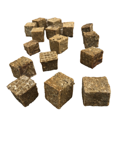 Codfish cubes for dogs, natural dog snacks