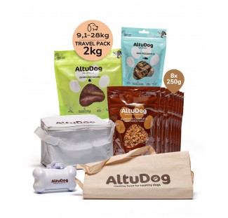 Natural food Travel Pack: Travel with your dog this holiday -  Menus to choose from