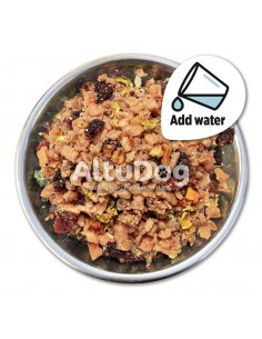 Comida deshidratada para perros sin cereales. La mejor alternativa al BARF.